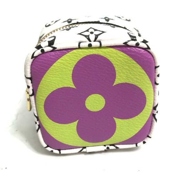 LOUIS VUITTON Yellow Monogram Pouch - Picture 1 of 9